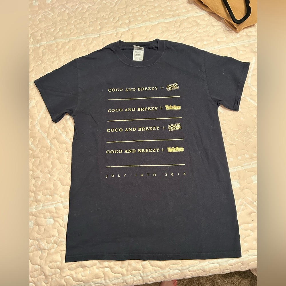 Black Gold Jolly Ranchers Candy Merch 100% Cotton Rare T-Shirt Unisex